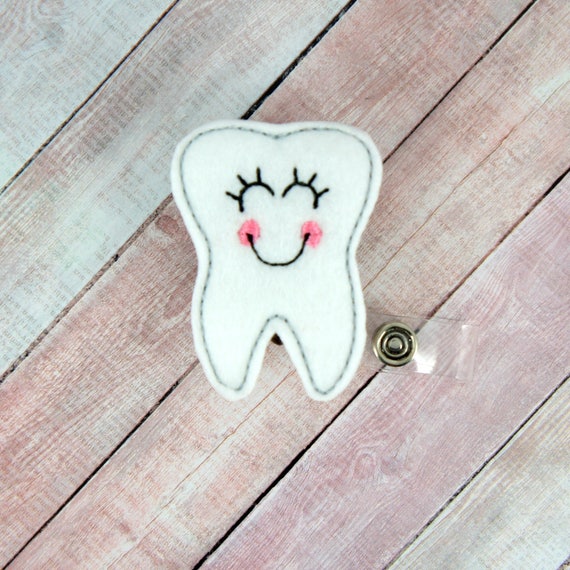 Tooth Badge Reel, Dentist Badge Reel, Tooth Badge Holder, Retractable  Badge, Dental Badge Reel, Lanyard, Dental Hygienist Gifts, Teeth Badge 