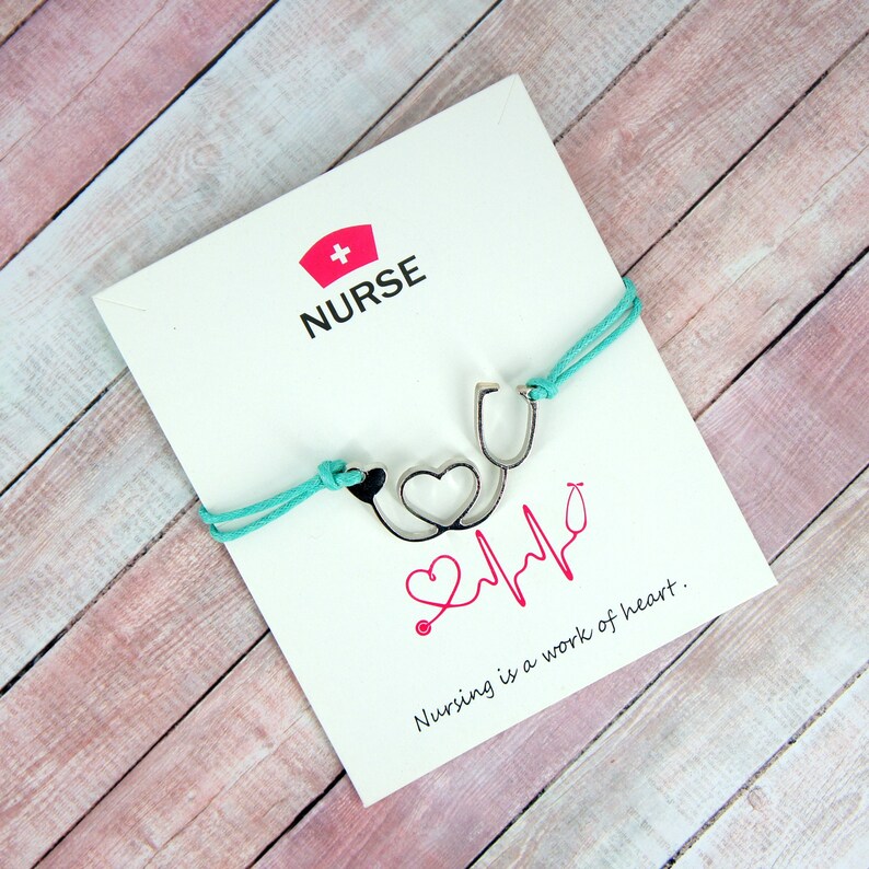 Stethoscope Bracelet Gifts for Nurses Nurse Graduation Etsy