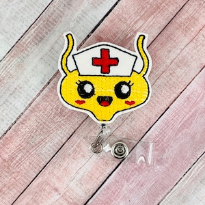 Bladder Badge Reel, Urologist Badge Reel, Urology Nurses Badge ID Holder, Urologist Gifts, Nurse ID Badge Reel, Nurse Retractable Badge