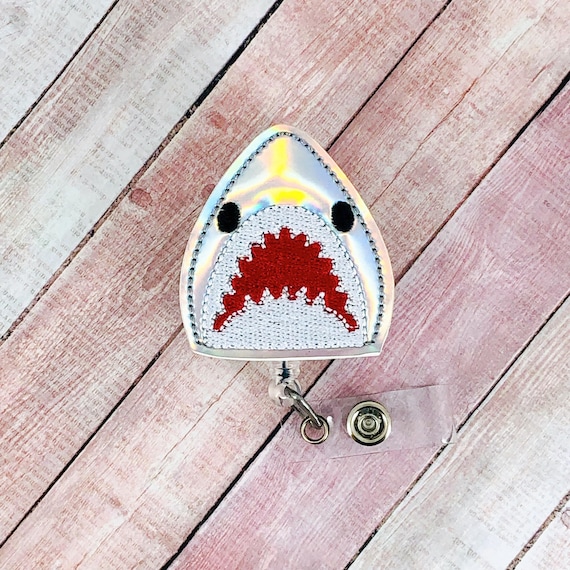 Shark Badge Reel, Nurse Gift, Retractable Badge Holder, Badge Pull, Summer Badge  Reel, Retractable ID Badge Holder, Nurse Badge Reel, RN 