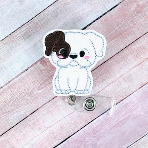 Dog Badge Reel, Bulldog Badge Reel, Nurse Badge Reel, Retractable ID Badge Holder, Gifts for Nurses, Teacher Lanyard, Nurse Name Tag