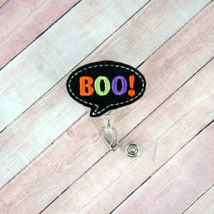 Boo Abzeichen Reel, Halloween Abzeichen Reel, Herbst Abzeichen Reel, einziehbare Abzeichen, ID Halter, Krankenhaus, Lehrer, Krankenschwester Abzeichen Reel, Abzeichen Buddy