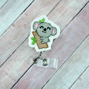 Koala Badge Reel - Koala Badge - Badge Holder - Badge Reel - Retractable ID Badge Holder - Badge Pull - Lanyard - 7