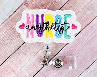 Anesthesist Badge Reel, Verpleegkundige Badge Houder, Anesthesie ID Badge, Medische Badge Reel, Anesthesist Gift, Ziekenhuis Badge Reel