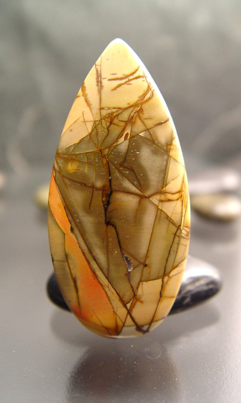 Cherry Creek JASPER LARGE Teardrop Shape Cabochon 58 Carats