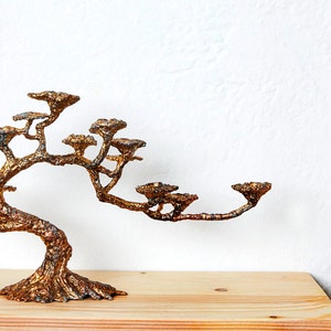 Chanukah Menorah Bonsai Tree unique Hanukkah Menorah Modern Rustic look Jewish Home Decor Holiday Decoration image 7