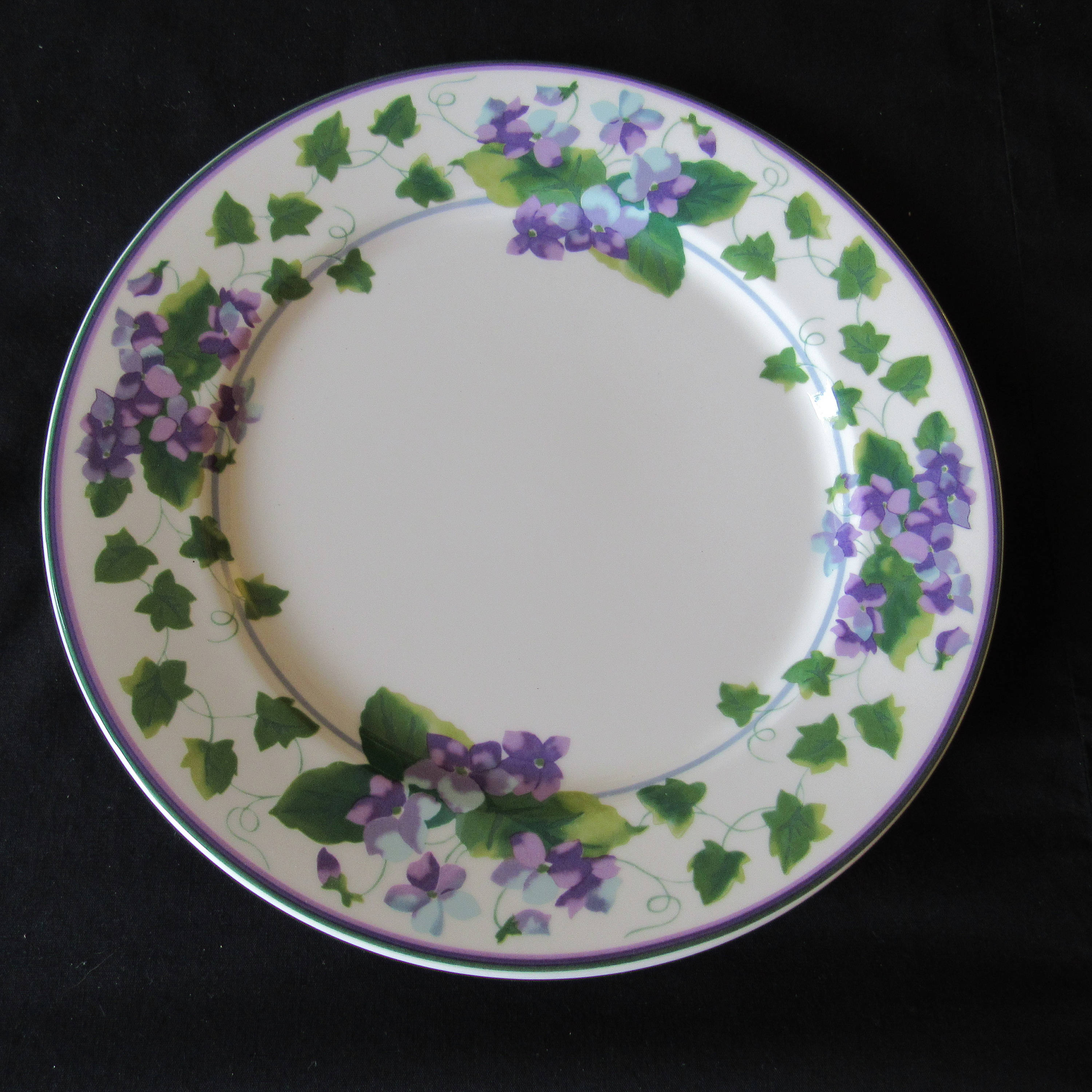Waverly Garden Room Sweet Violet Dinner Plate Replacement Zoom