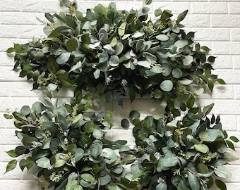 Greenery Only Wedding Arch Arrangement Arbor Arrangements Eucalyptus Wedding Green Package Artificial Faux Flowers Wedding Decor