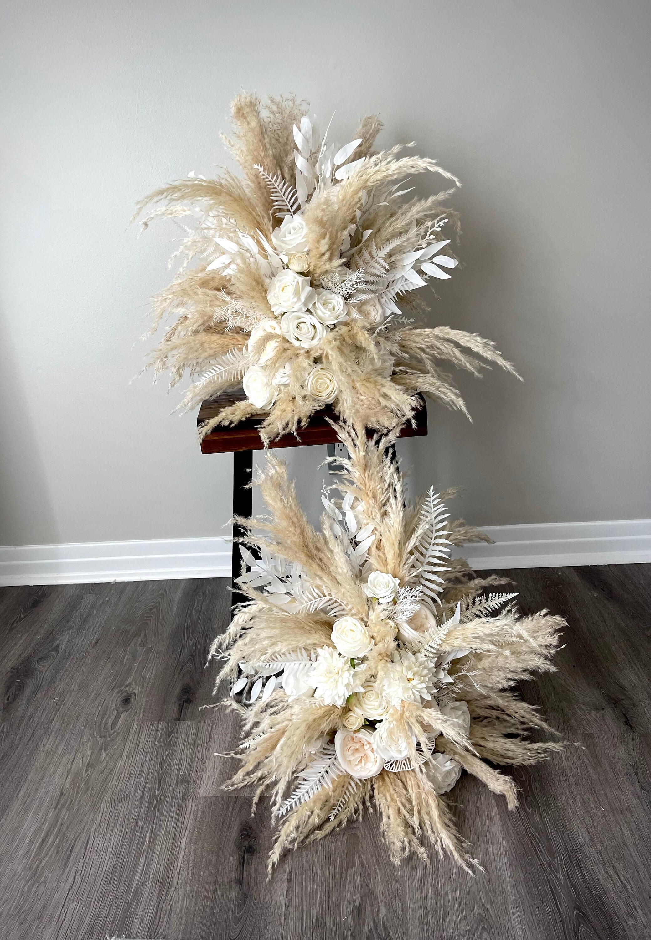 Pampas Aisle Flower Arrangement