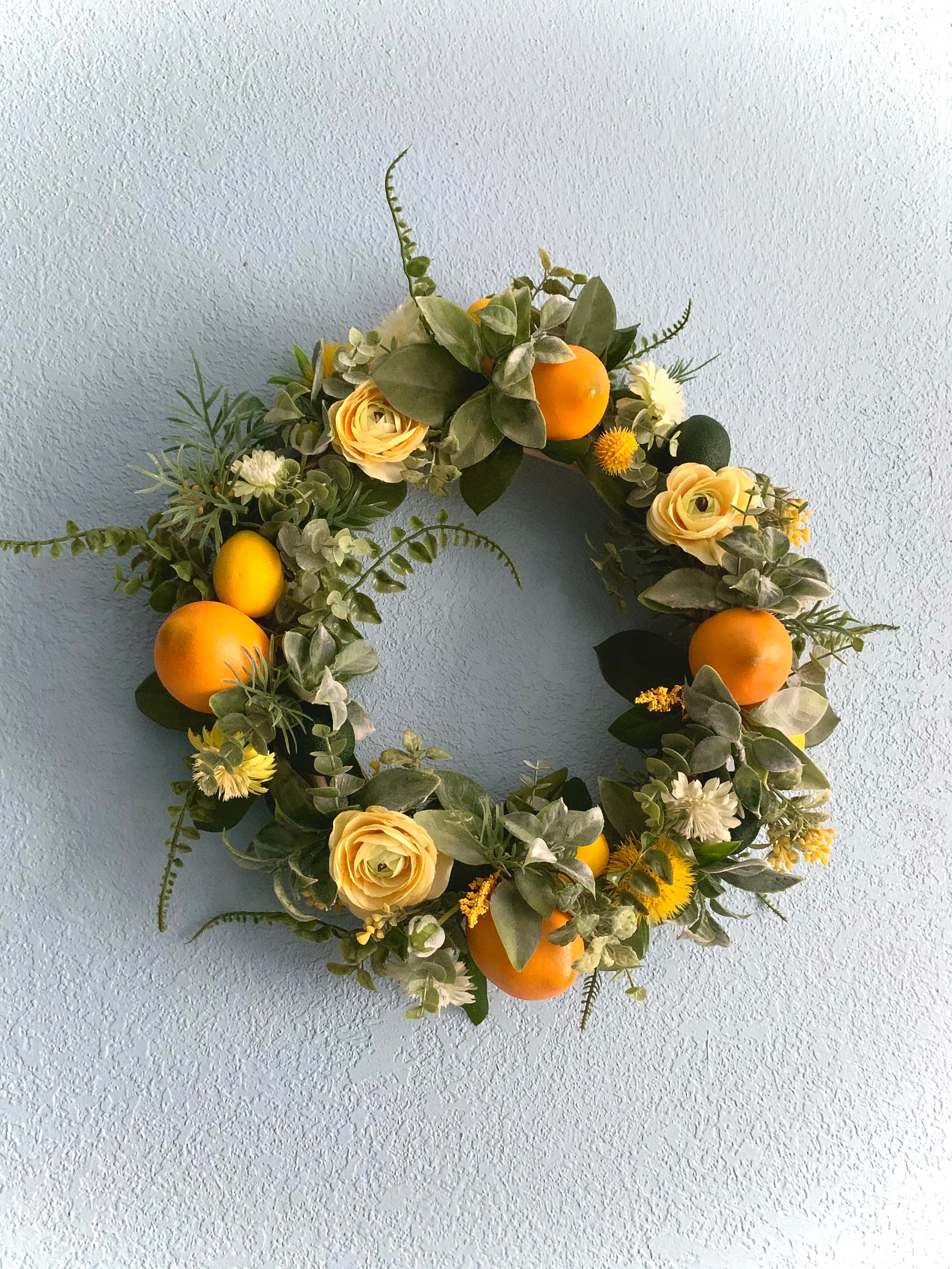All year along Wreath Citrus Wreath,Gift for Mom Spring Wreath Lemon Summer Wreath House warming gift. All year along Wreath Citrus Wreath,Gift for Mom Spring Wreath Lemon Summer Wreath House warming gift.