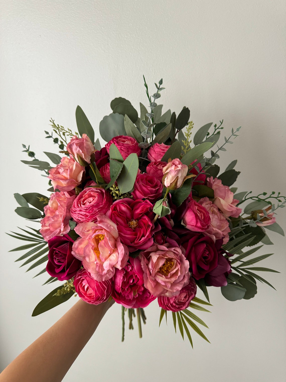 Magenta Ranunculus Peony Ranunculus Fuchsia Viva Magenta Hot Pink Deep Pink Wedding ...
