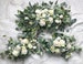 Wedding Arch Arrangement Arbor Arrangements White Flowers Eucalyptus Wedding White Green Package Artificial Faux Flowers Wedding Decor 