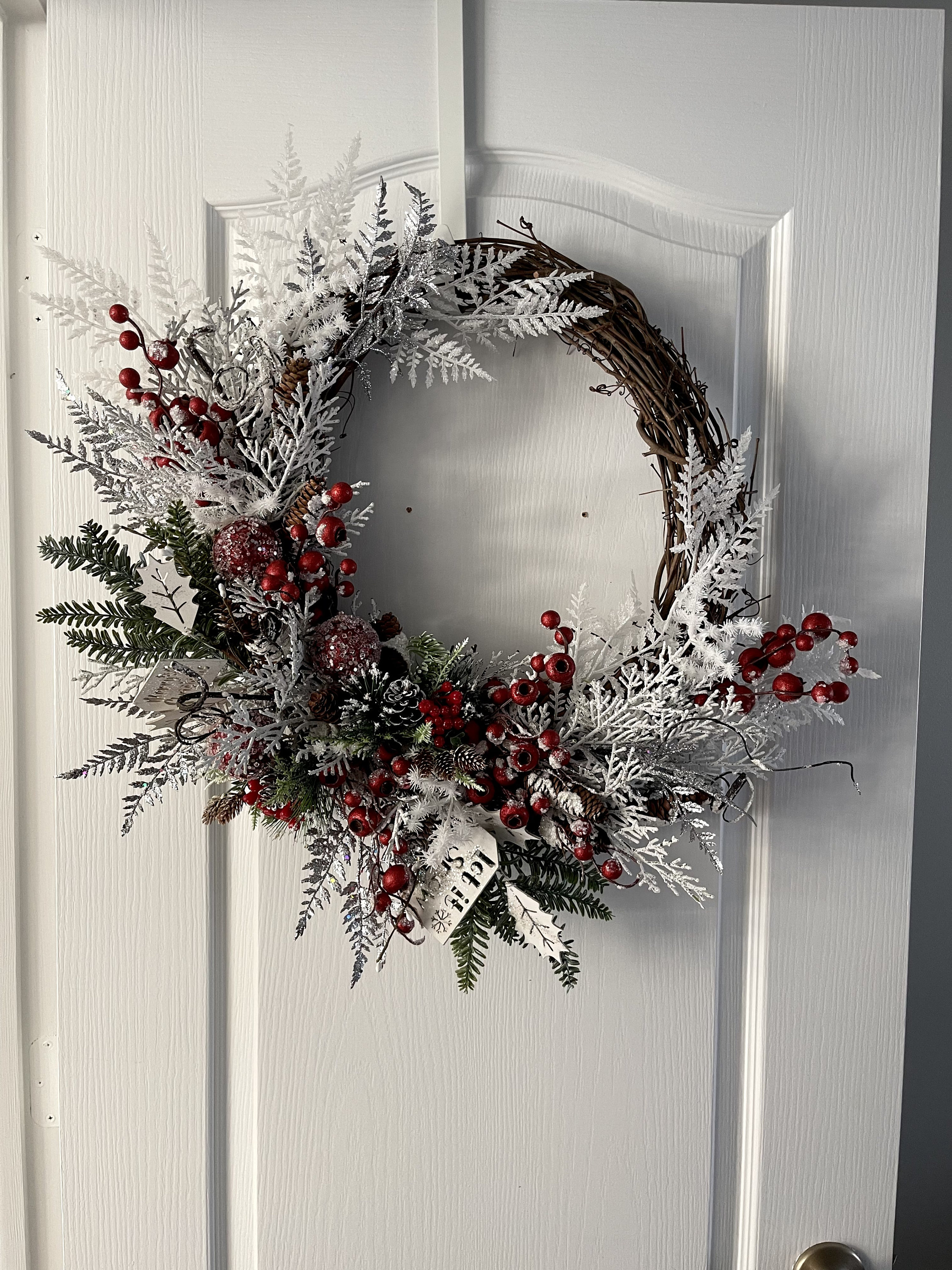 Christmas Wreath Winter Christmas Decor Door Wreath 18