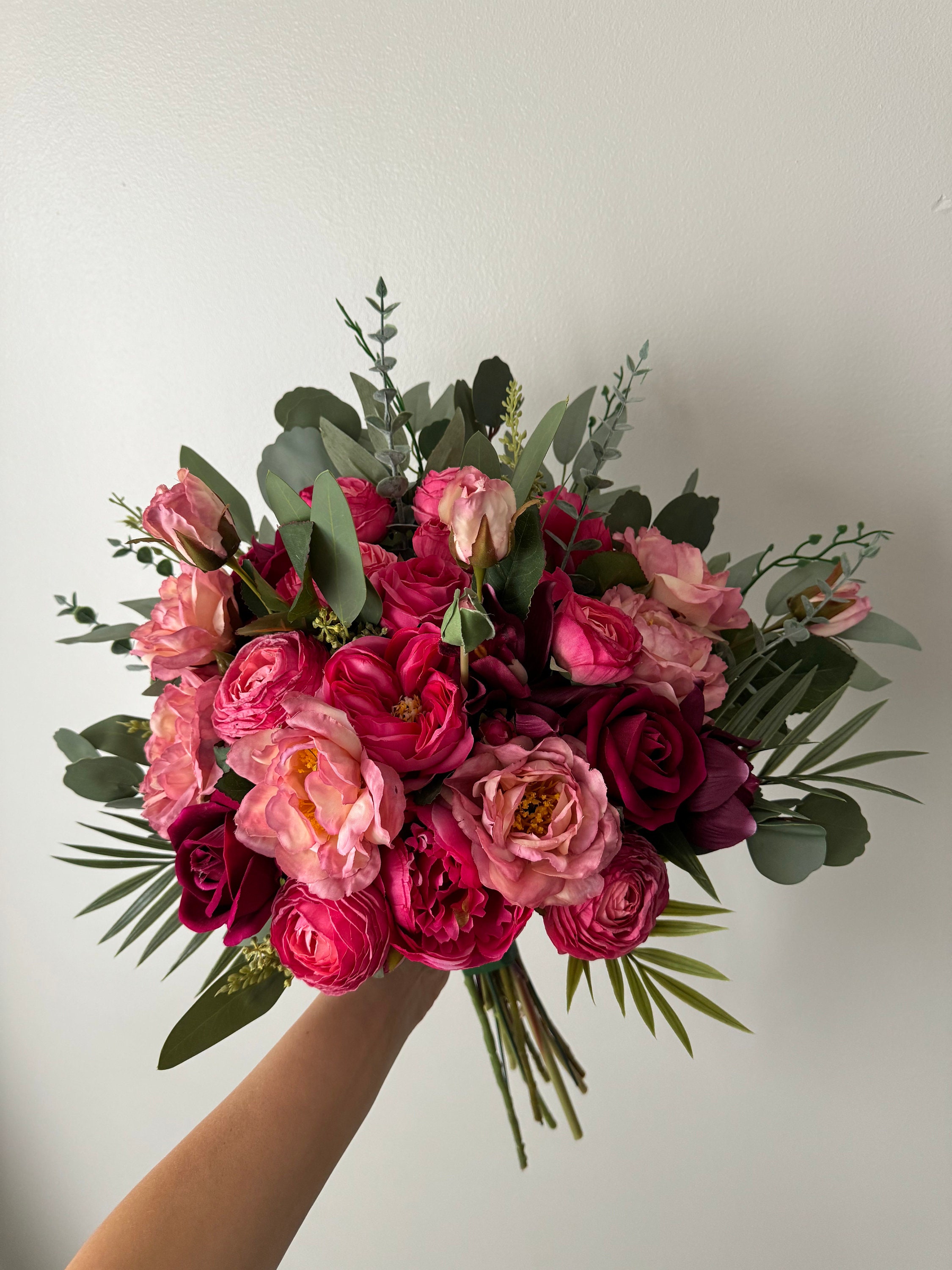Magenta Ranunculus Peony Ranunculus Fuchsia Viva Magenta Hot Pink Deep Pink Wedding ...