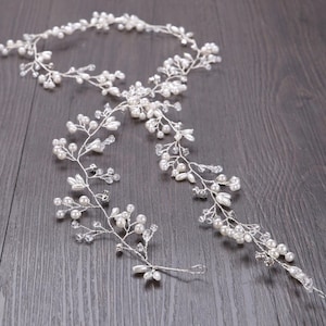 Boda peluquería peine Pin accesorios de pelo joyería novia perlas de pelo cristal corona corona corona de la novia
