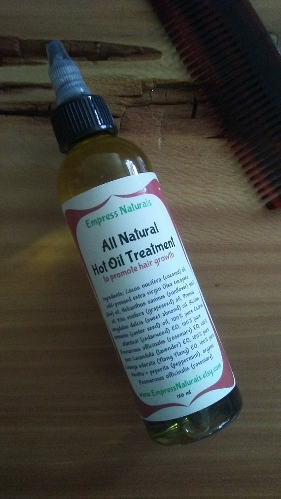 All Natural Hot Oil Treatment Helps Repair Damaged Etsy