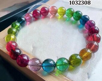 Collection Level - 7.4mm Tourmaline Bracelet, high -end luxury color, gorgeous color label, precious colors 1032308