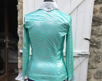Chemise D'équitation Western Showmanship - Western Show Apparel Neuve - Inde