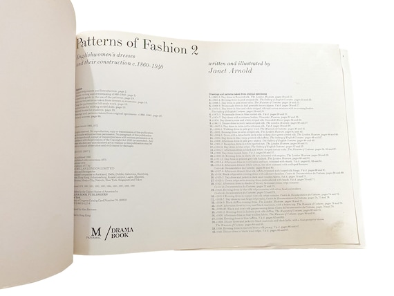 Janet Arnold's Patterns of Fashion 2: Englishwomen's Dresses and