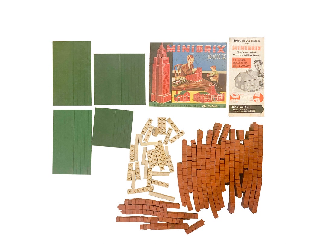Minibrix Minibrix Building Set, Premo Rubber Company, Construction Game for Kids ...