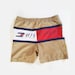 80s Tommy Hilfiger Graphic Swim Trunks Size L, Swim Shorts Retro Color Block, Vintage Swim Trunks