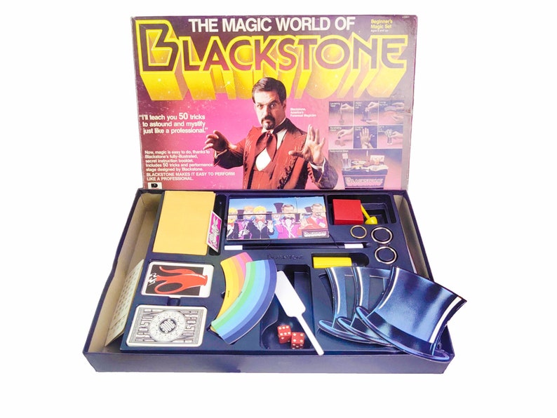 Magic World of Blackstone Beginner Magic Tricks Board Game Etsy