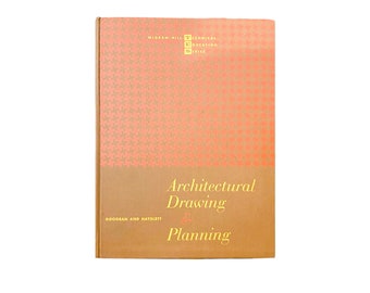Architectural Drawing & Planning McGraw Hill Technical Education Series, Vintage Textbook, 1965
