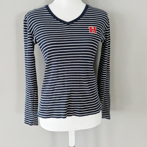 tommy hilfiger v neck long sleeve