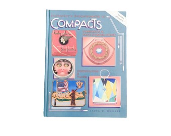 Collector&#39;s Encyclopedia of Compacts, Carryalls and Face Powder Boxes Identification and Values Laura Mueller 1993 Hardcover Antiques