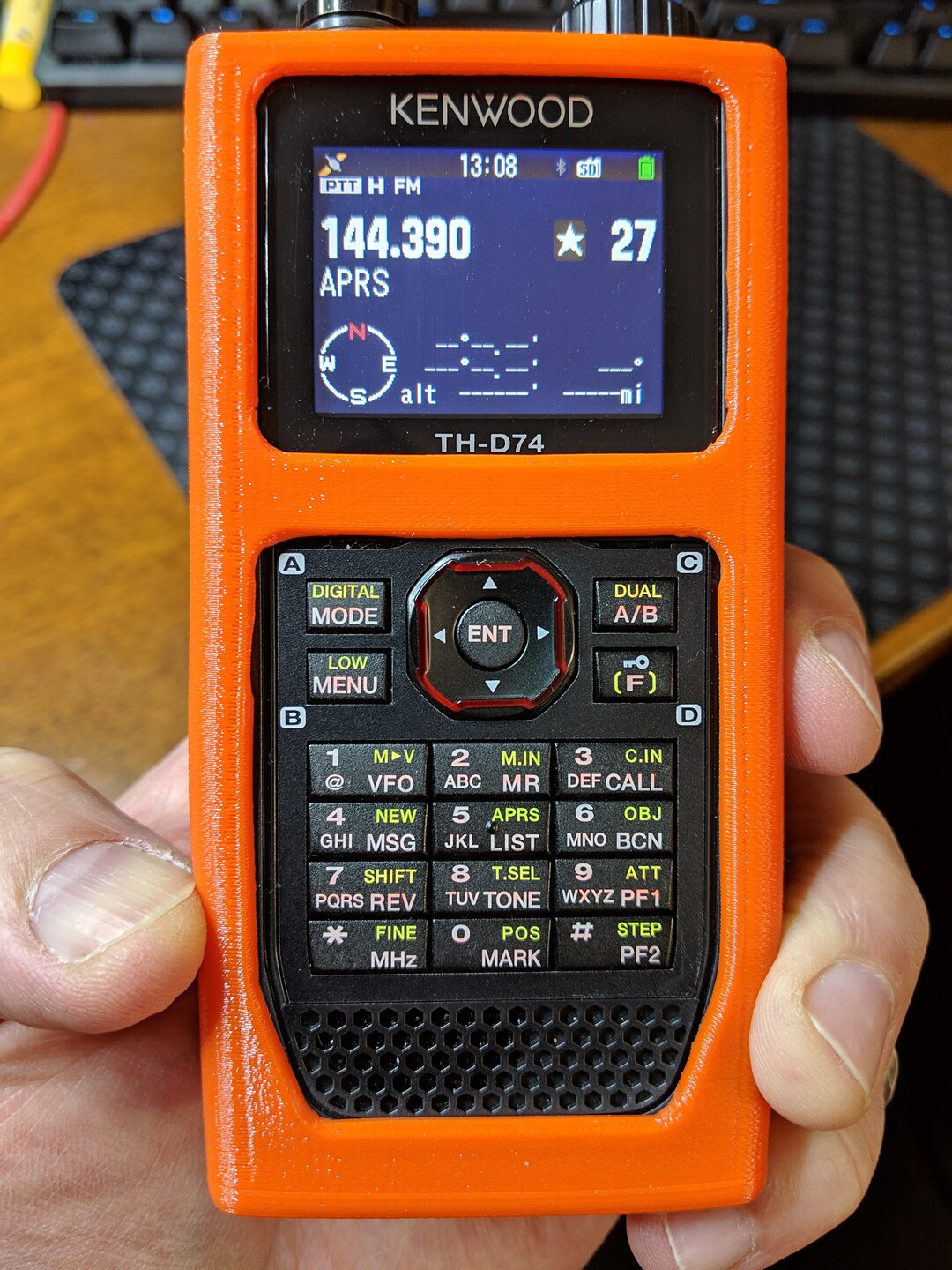 ケンウッド TH-D74 アマチュア無線機用フレキシブルケース ケンウッド TH-D74 アマチュア無線機用フレキシブルケース