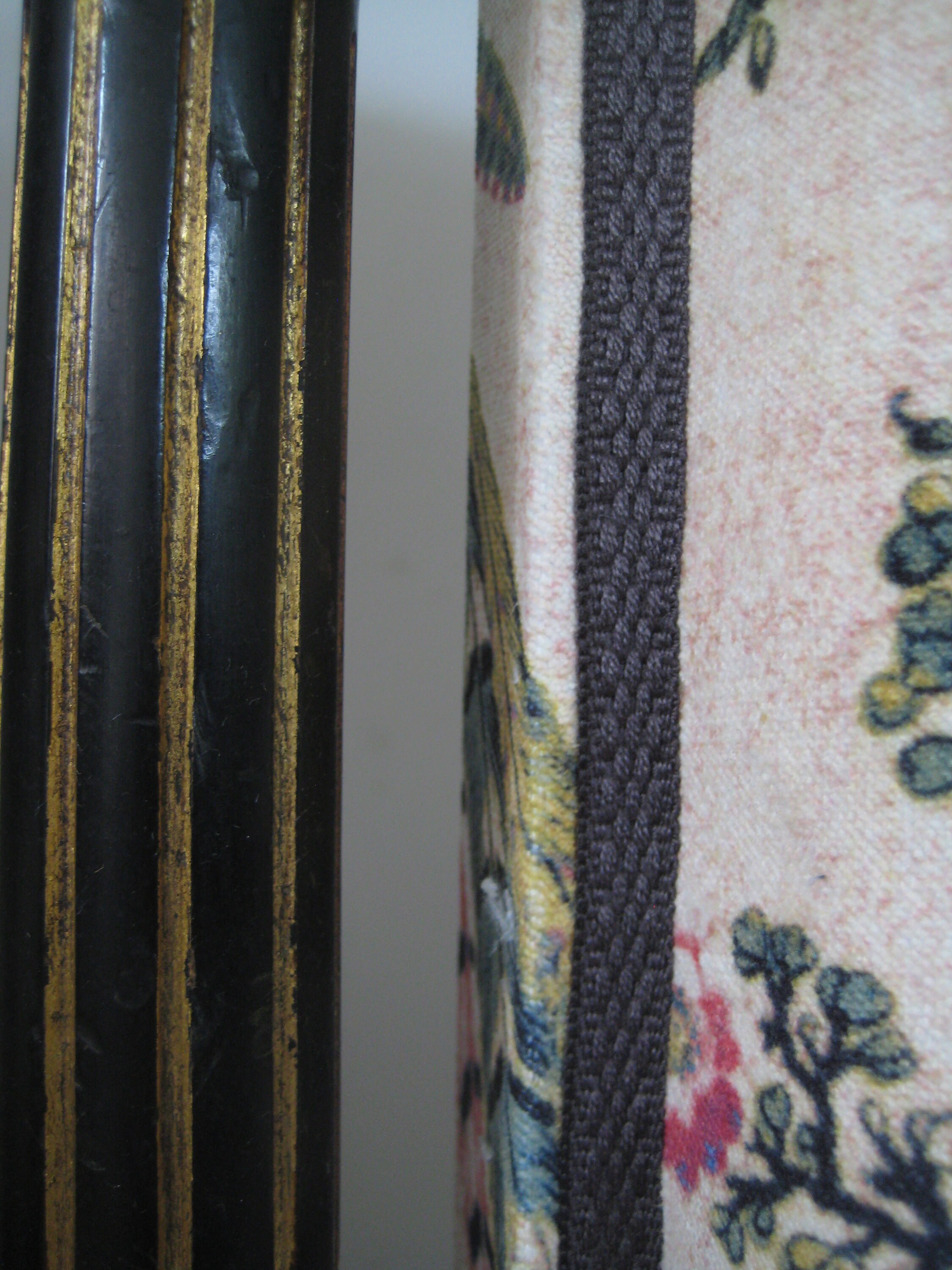 Pair of Antique Victorian Aesthetic Movement Ebonised and Gilt Salon ...