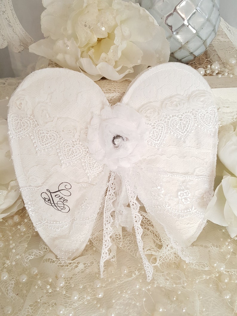 Romantic Lace Angel Wings White Lace Love Angel Wings Romantic | Etsy