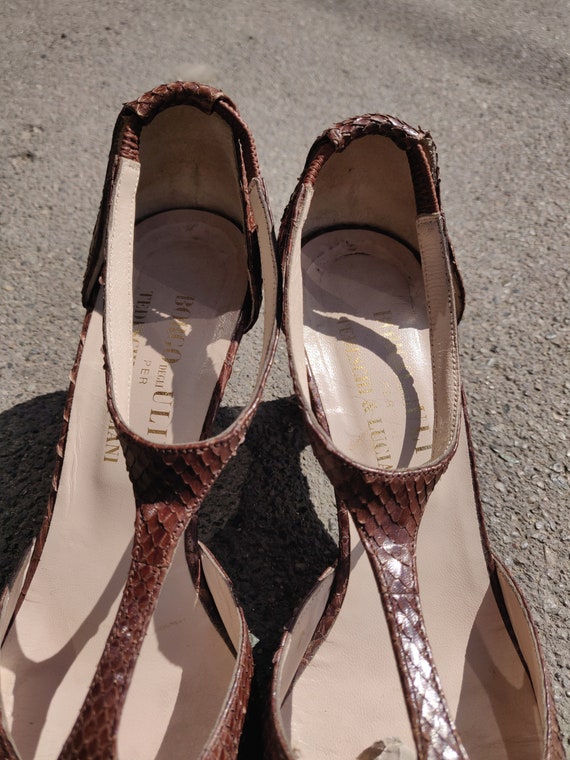 Unique Original Vintage Python T stratp Mary Jane… - image 10