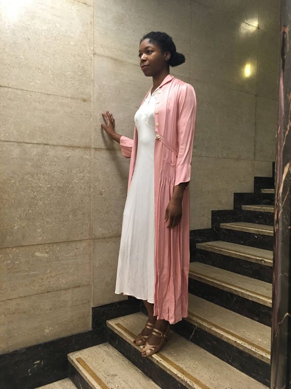 Vintage Hand-crafted Night Gown from the forties-