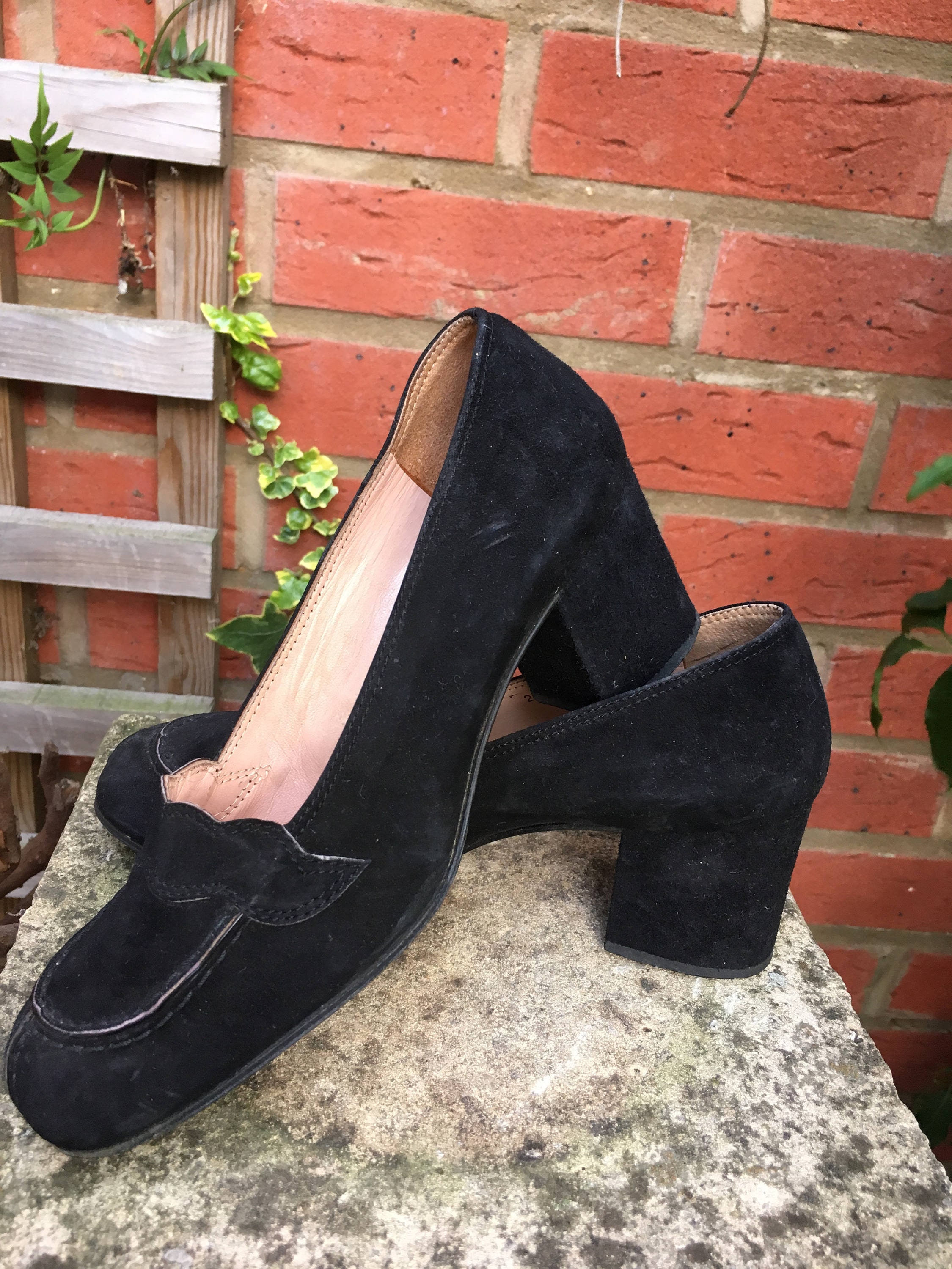 Black Suede Shoes van Castea Made in Italy Schoenen damesschoenen Pumps maat 36 