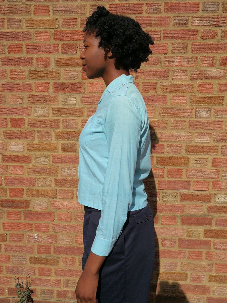 Woman Military style blouse