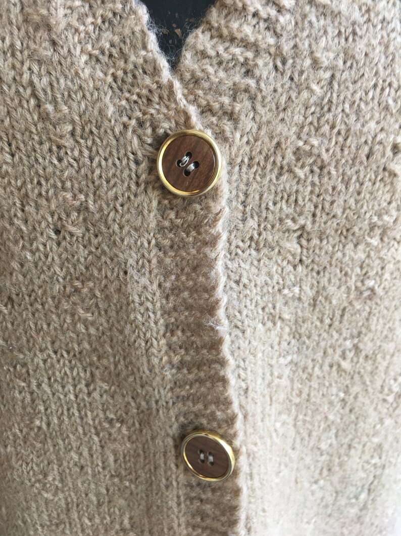 Cardigan Sleeveless Menswear Top Jumper Made in Italy Original vintage