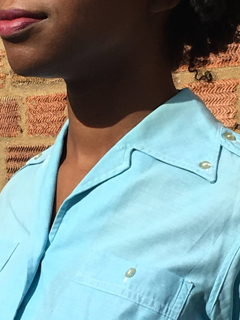 Woman Military style blouse