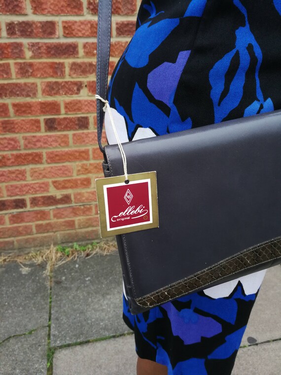 Flat Clutch with Python detail Ellebi - new with … - image 7