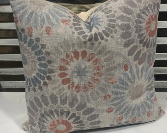 AOYEGO Colorful Dahlia Flower Throw Pillow Cover Floral Repeat Brown Orange Cyan Petal Classic Modern Flower Pattern Pillow Case 18x18 Inch Decorative Men Women Boy Girl Room Cushion Cover for Home AOYEGO Colorful Dahlia Flower Throw Pillow Cover Floral Repeat Brown Orange Cyan Petal Classic Modern Flower Pattern Pillow Case 18x18 Inch Decorative Men Women Boy Girl Room Cushion Cover for Home