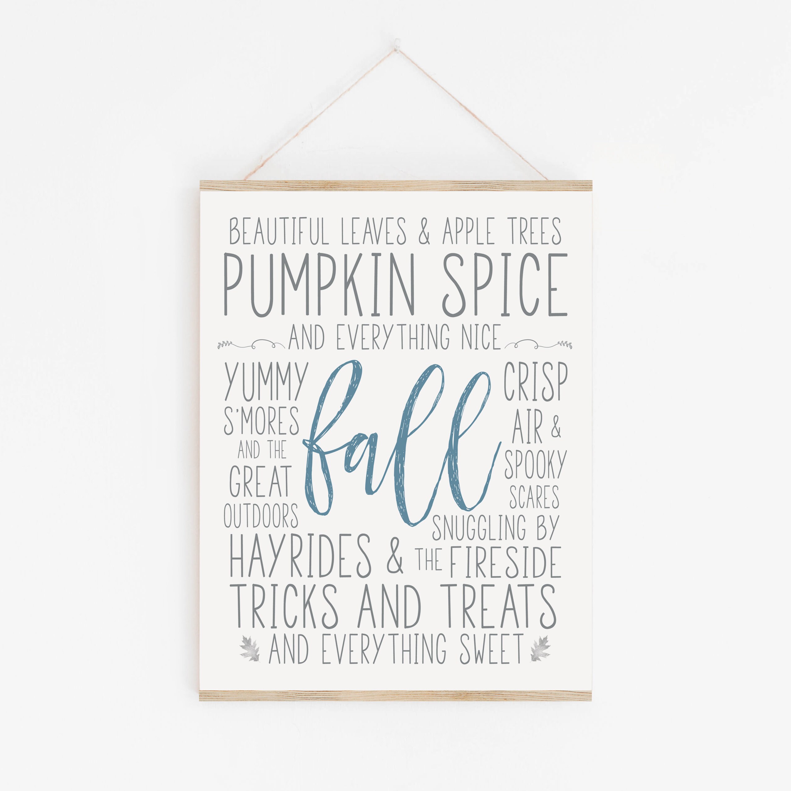 Fall Sayings Printable Autumn Decor Fall Printable Fall Etsy