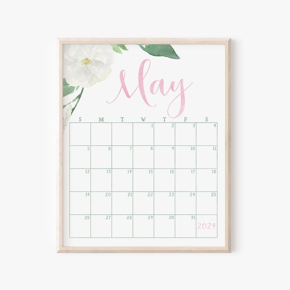 may-2024-calendar-printable-springtime-floral-planner-spring-office-desk-decor-decorative-fridge-calendar-seasonal-monthly-organizer-etsy