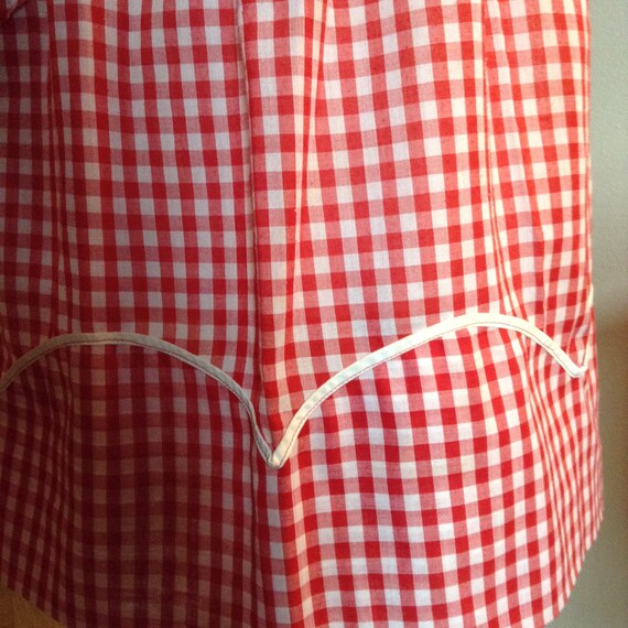 Apron - Red Check with Pocket - image 4