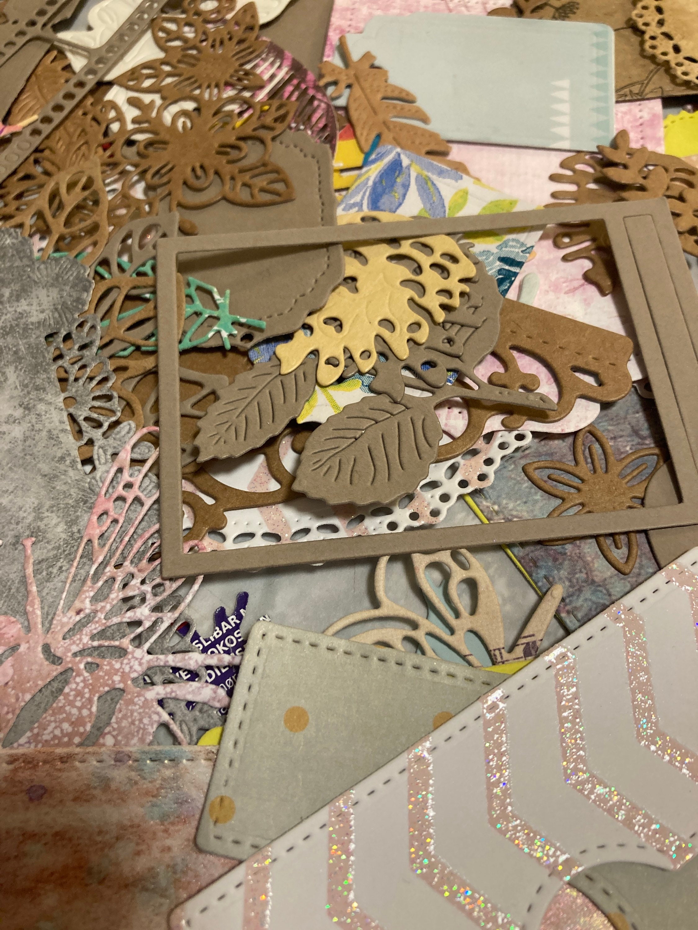 50 Random Die Cuts - Etsy