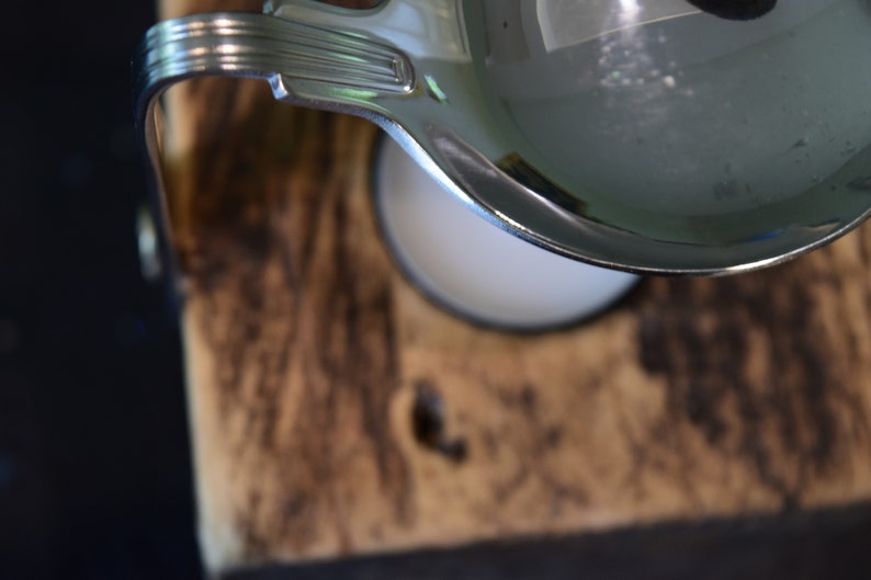 Spoon Oil Burner. Reclaimed Rustic Wood Unique Hygge Etsy