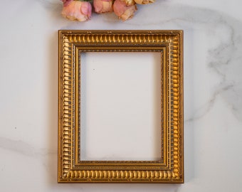 6x8 IN antique style fine art frame gold - bronze color, 15X20 CM vintage art picture frame, frame for painting, antique style art frame