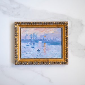 6x8 IN antique style fine art frame gold bronze color, 15X20 CM vintage art picture frame, frame for painting, antique style art frame image 7