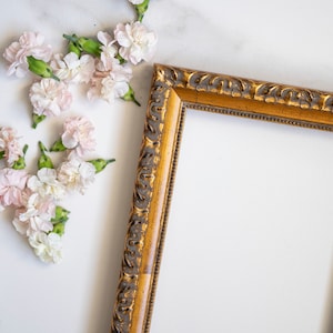 6x8 IN antique style fine art frame gold bronze color, 15X20 CM vintage art picture frame, frame for painting, antique style art frame 画像 4