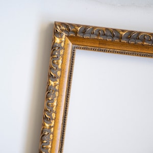 6x8 IN antique style fine art frame gold bronze color, 15X20 CM vintage art picture frame, frame for painting, antique style art frame 画像 2