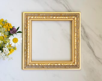 Horizontal Frame Brass Frame Vintage Picture Frame Antique